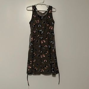 Girls dress with butterflies